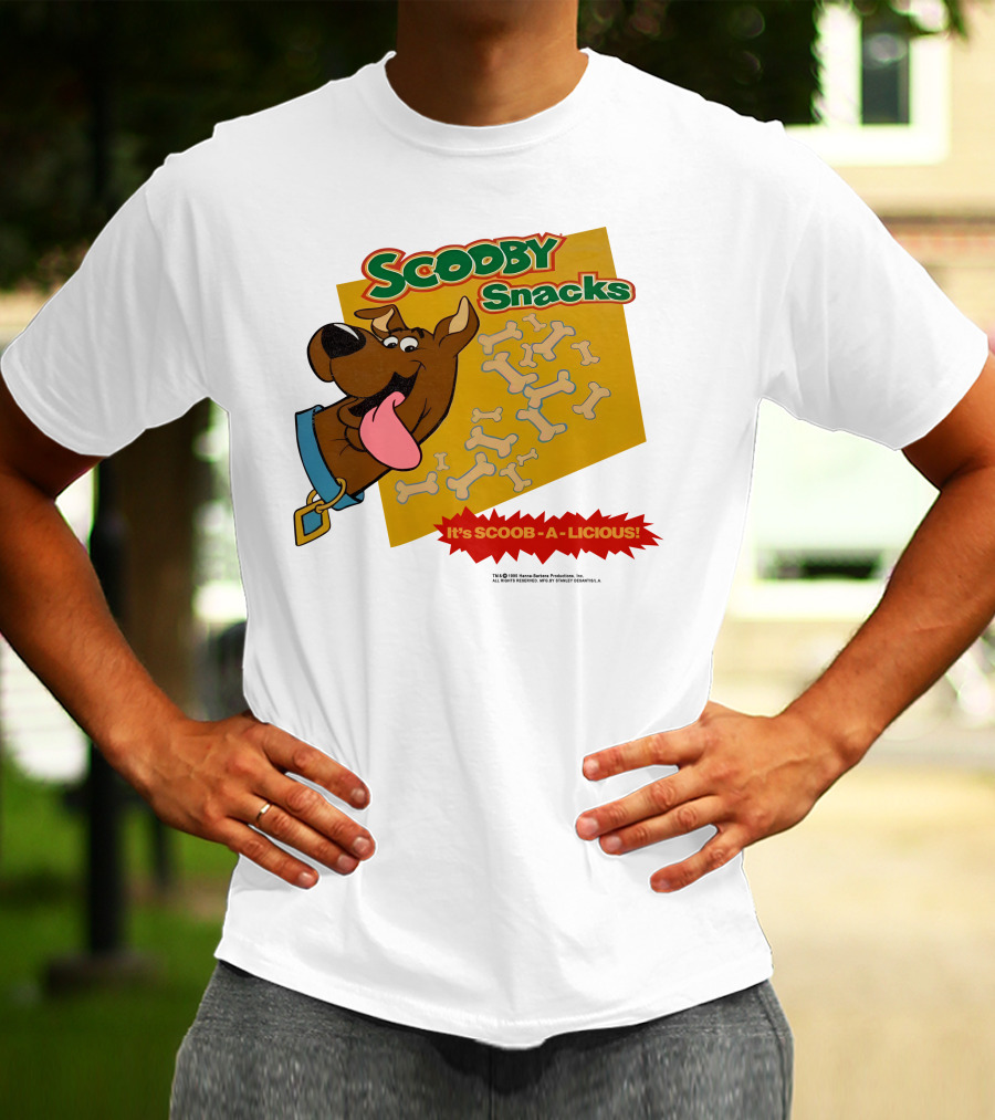 Scooby Snacks It's Scoob-A-Licious With Scooby-Doo And Bones T-Shirt
