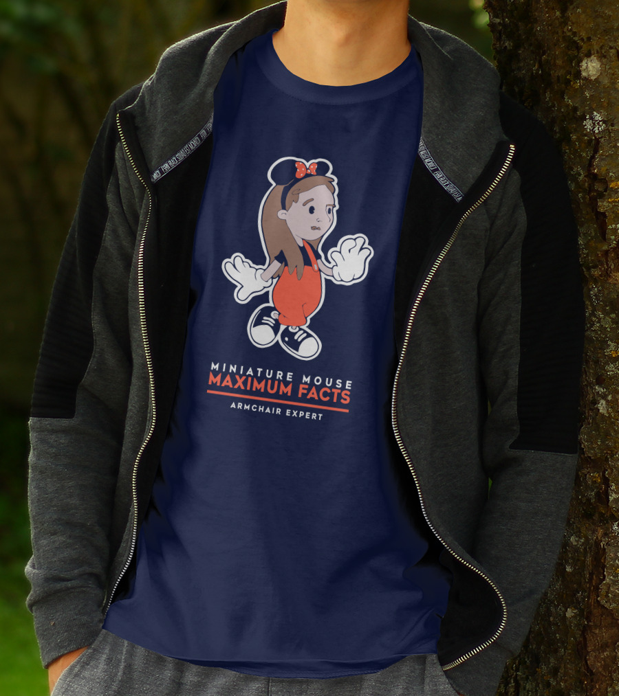 Miniature Mouse Maximum Facts Armchair Expert Disney Crossover T-Shirt