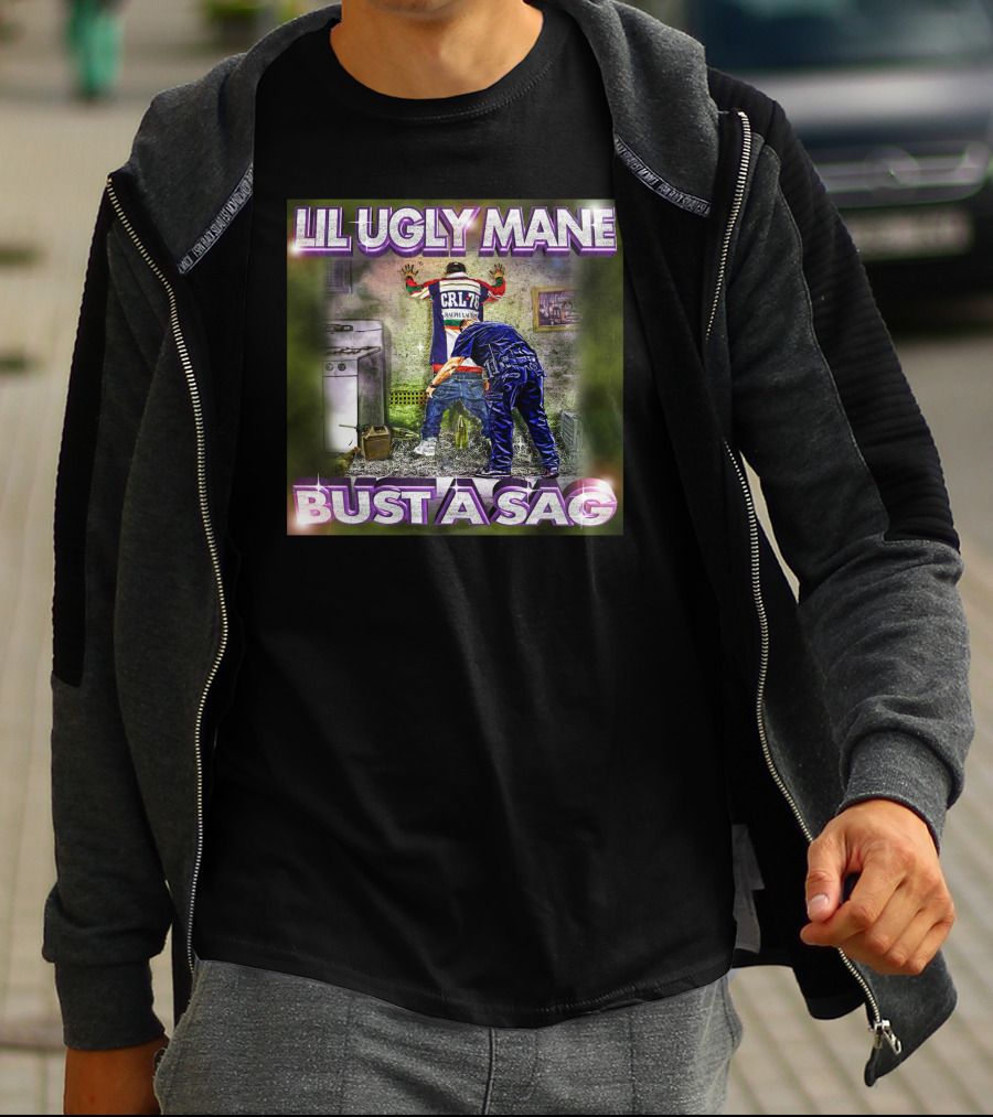Lil Ugly Mane CRL 70 Bust A Sag T-Shirt