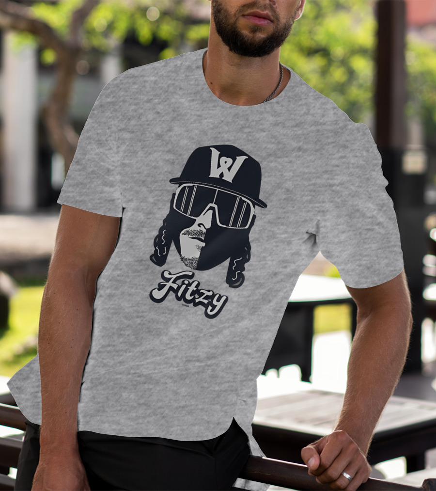 Worcester Red Sox Fitzy '47 Grey Shadow Face W T-Shirt