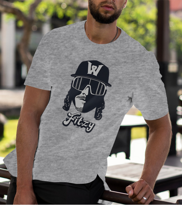 Worcester Red Sox Fitzy '47 Grey Shadow Face W T-Shirt