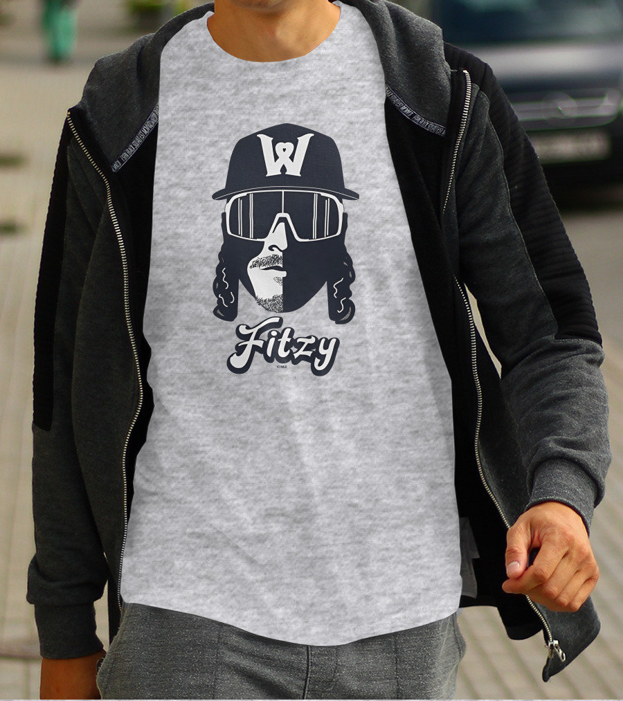 Worcester Red Sox Fitzy '47 Grey Shadow Face W T-Shirt