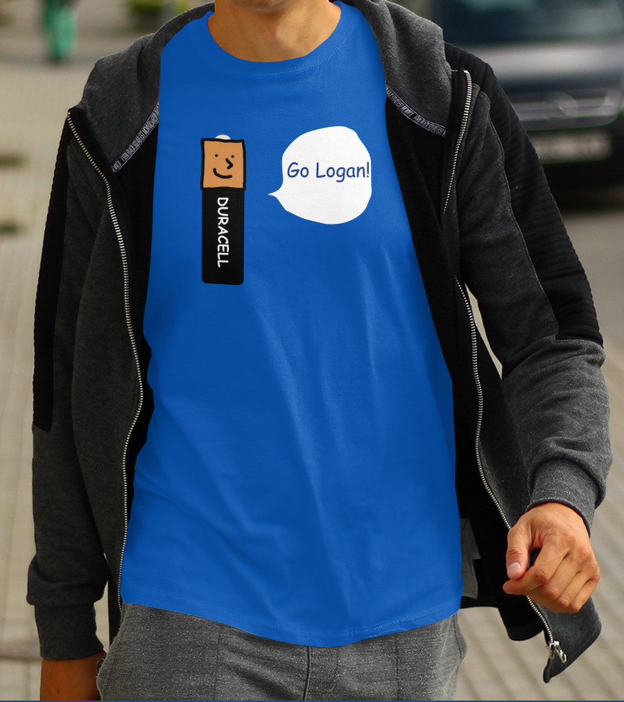 Duracell Battery Go Logan Encouragement T-Shirt