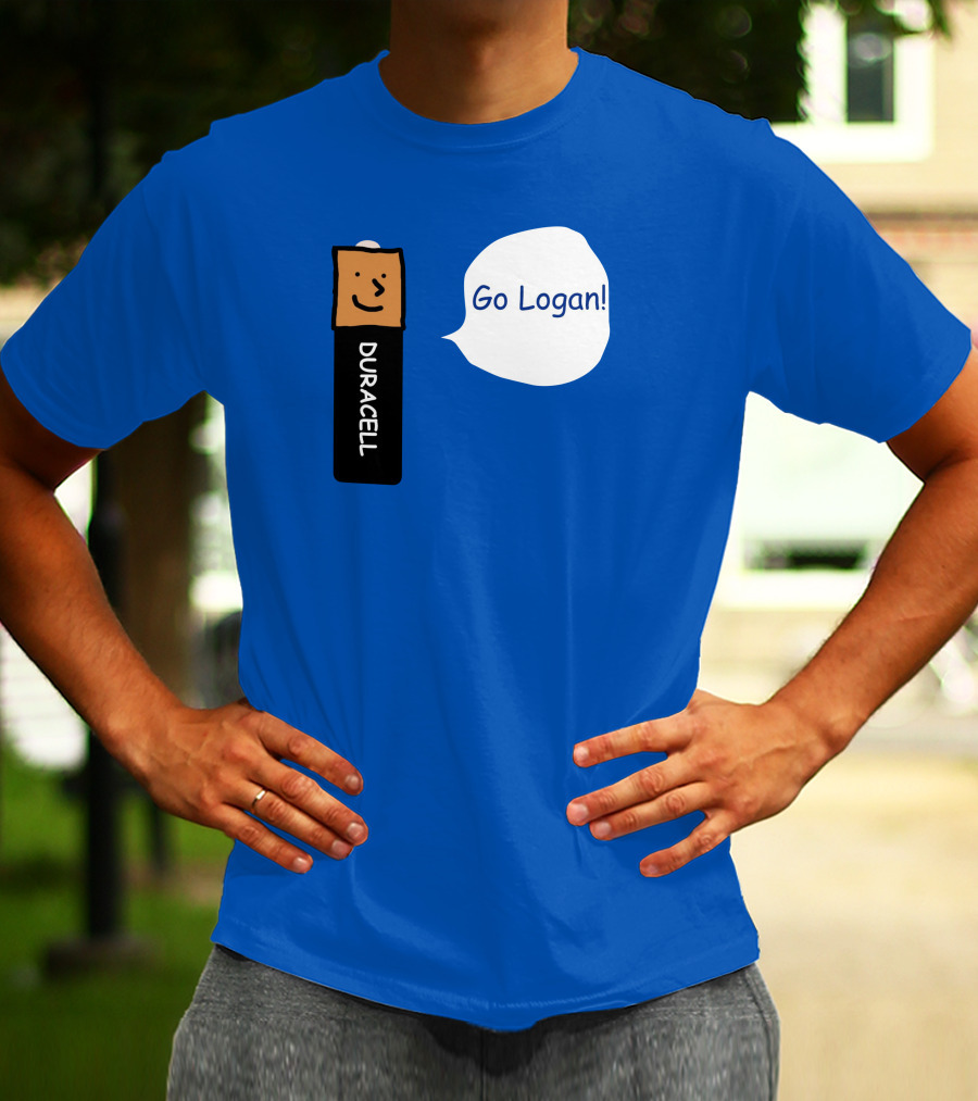 Duracell Battery Go Logan Encouragement T-Shirt