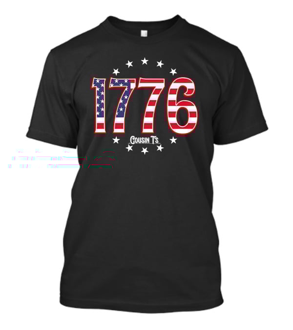 1776 Cousin T's Men's Patriotic T-Shirt