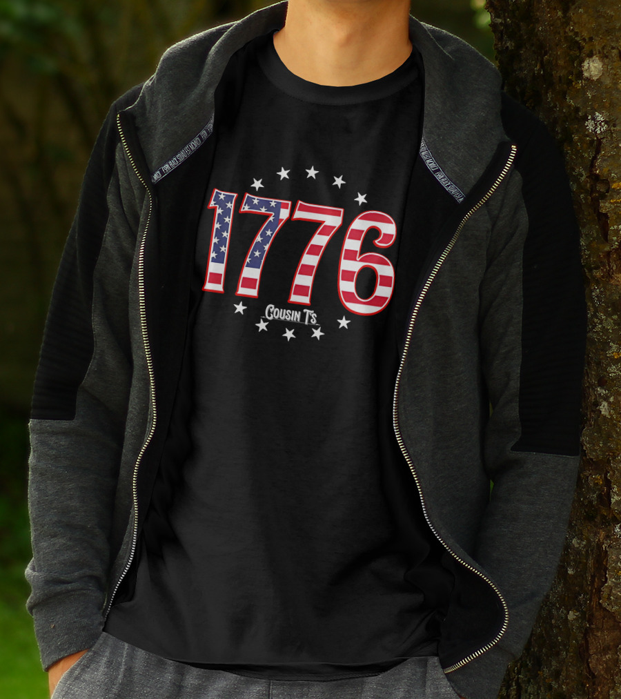 1776 Cousin T's Men's Patriotic T-Shirt
