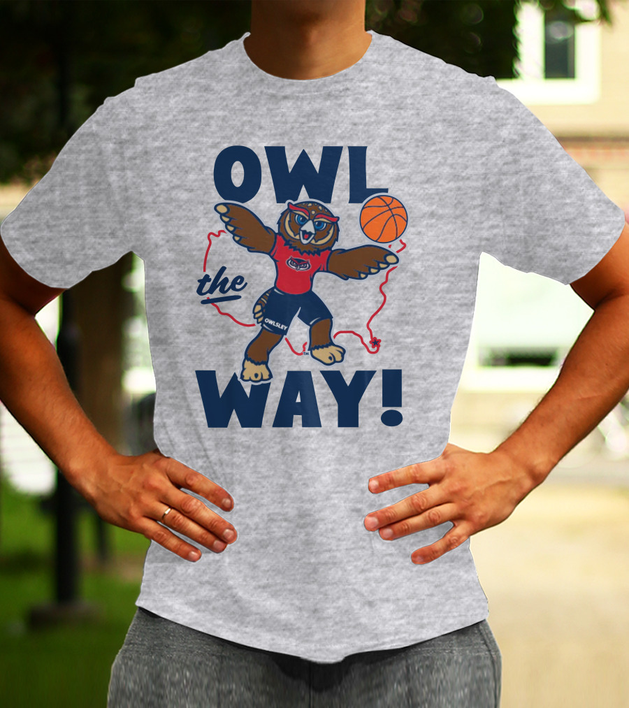 Owlsey Basketball Owl The Way Florida Atlantic T-Shirt