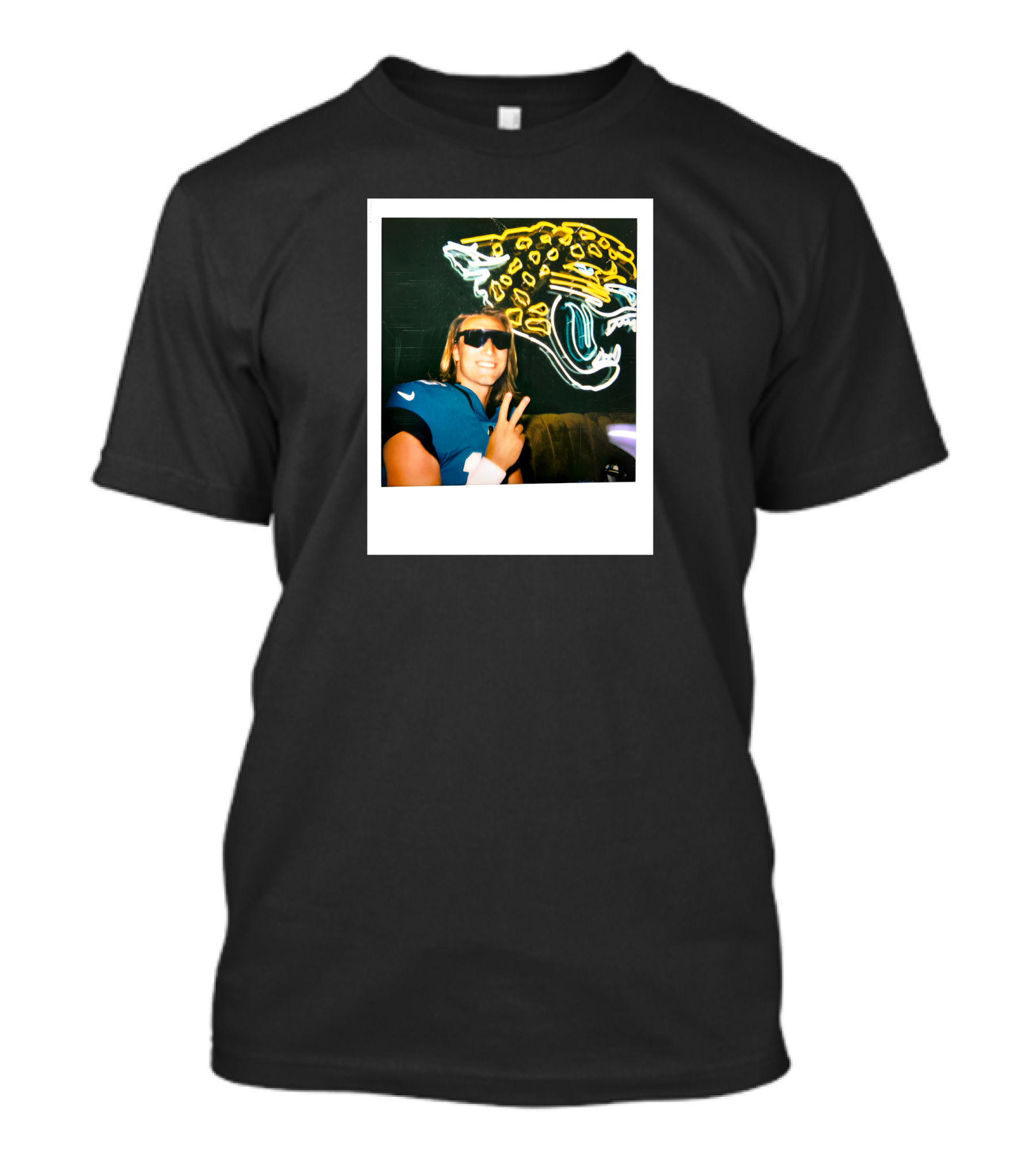 Jacksonville Jaguars Steezy Trev Neon Style Profile Picture T-Shirt