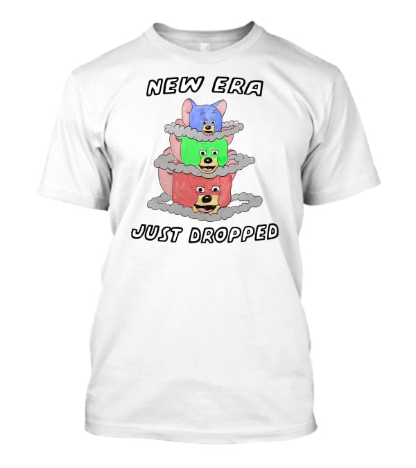 New Era Just Dropped Colorful Stacked Bears T-Shirt