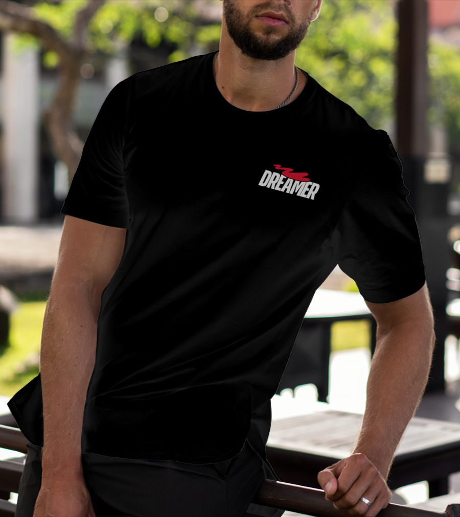 J. Cole Dreamer Logo With Red Abstract T-Shirt