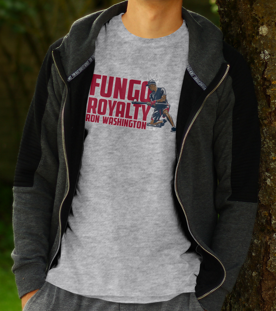 Fungo Royalty Ron Washington Baseball King T-Shirt