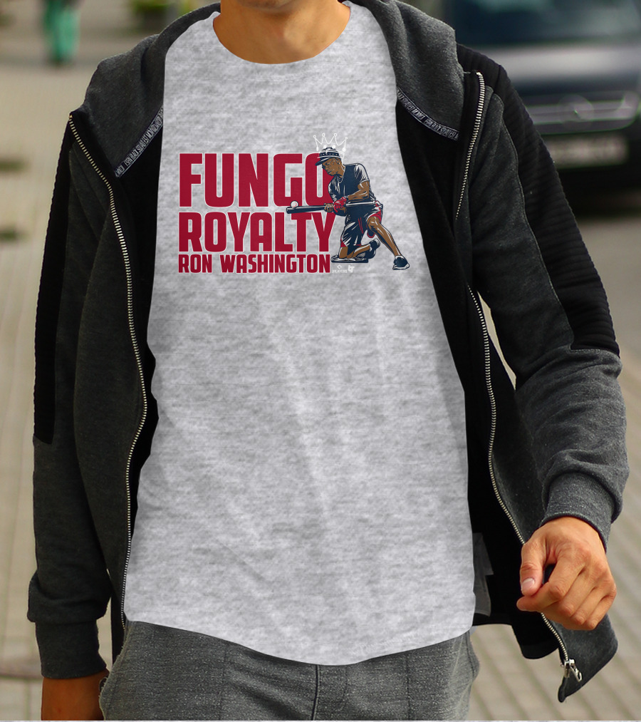 Fungo Royalty Ron Washington Baseball King T-Shirt