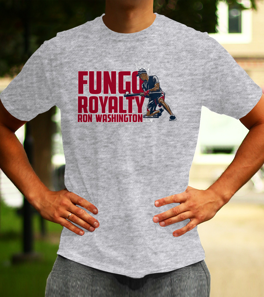 Fungo Royalty Ron Washington Baseball King T-Shirt