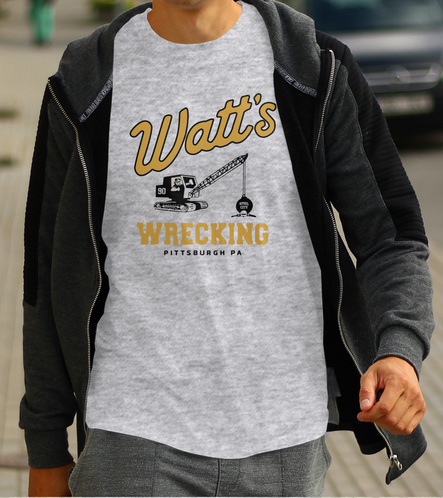 Watt's Wrecking 90 Steel City Pittsburgh PA T-Shirt