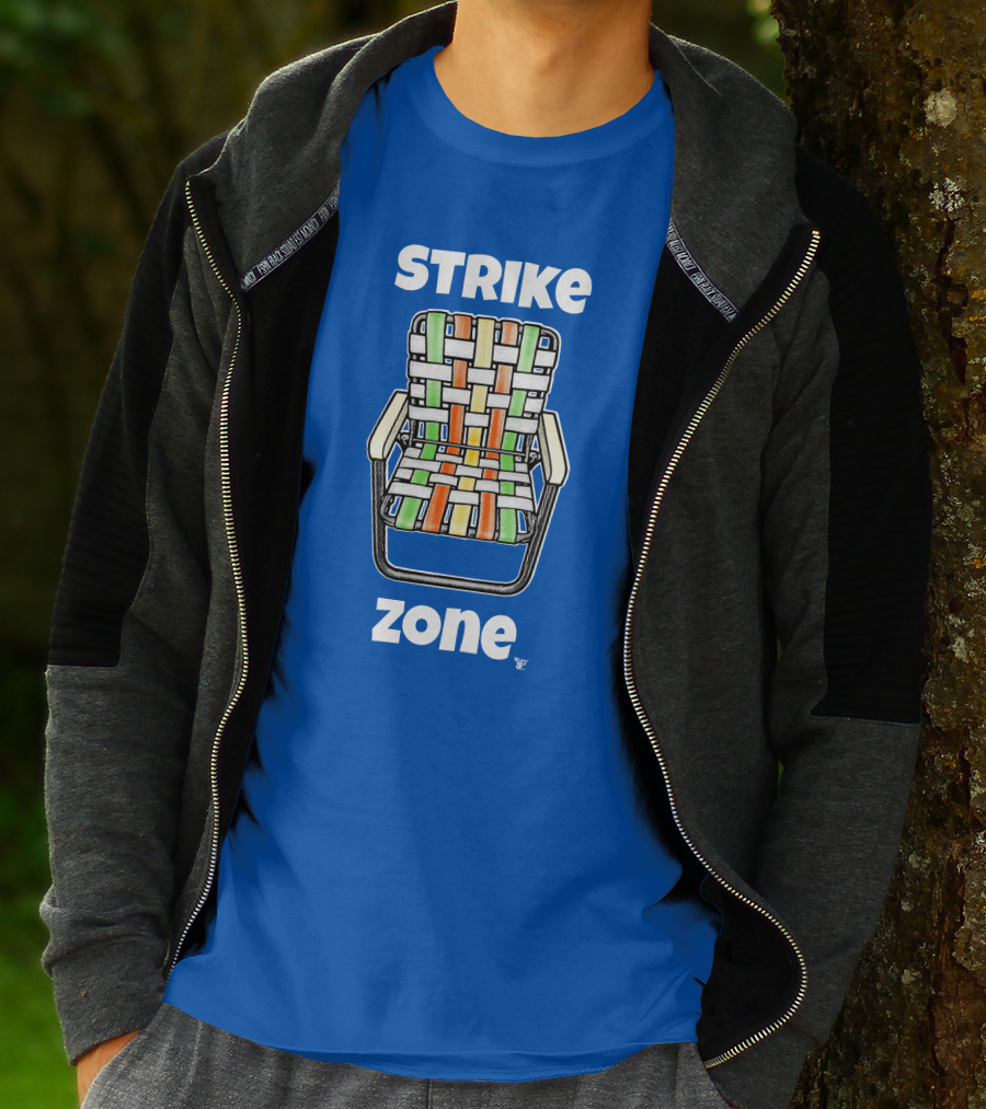 STRIKE ZONE Woven Colorful Chair T-Shirt