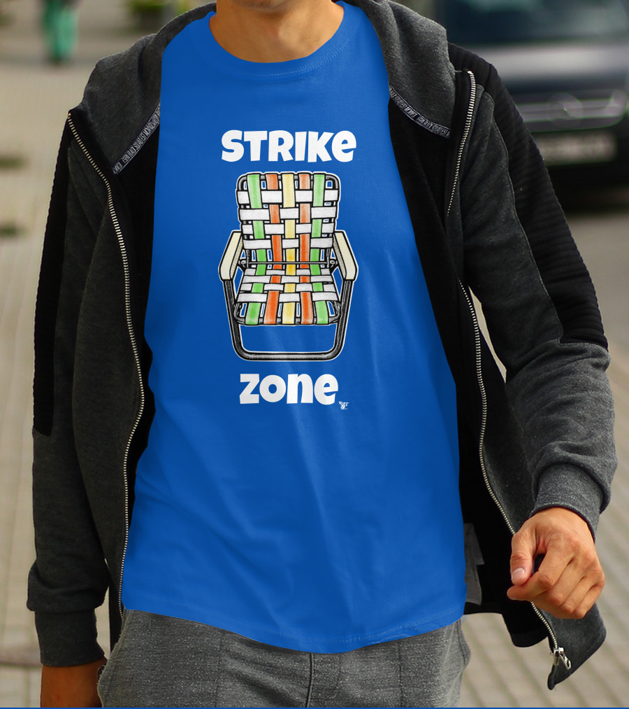 STRIKE ZONE Woven Colorful Chair T-Shirt