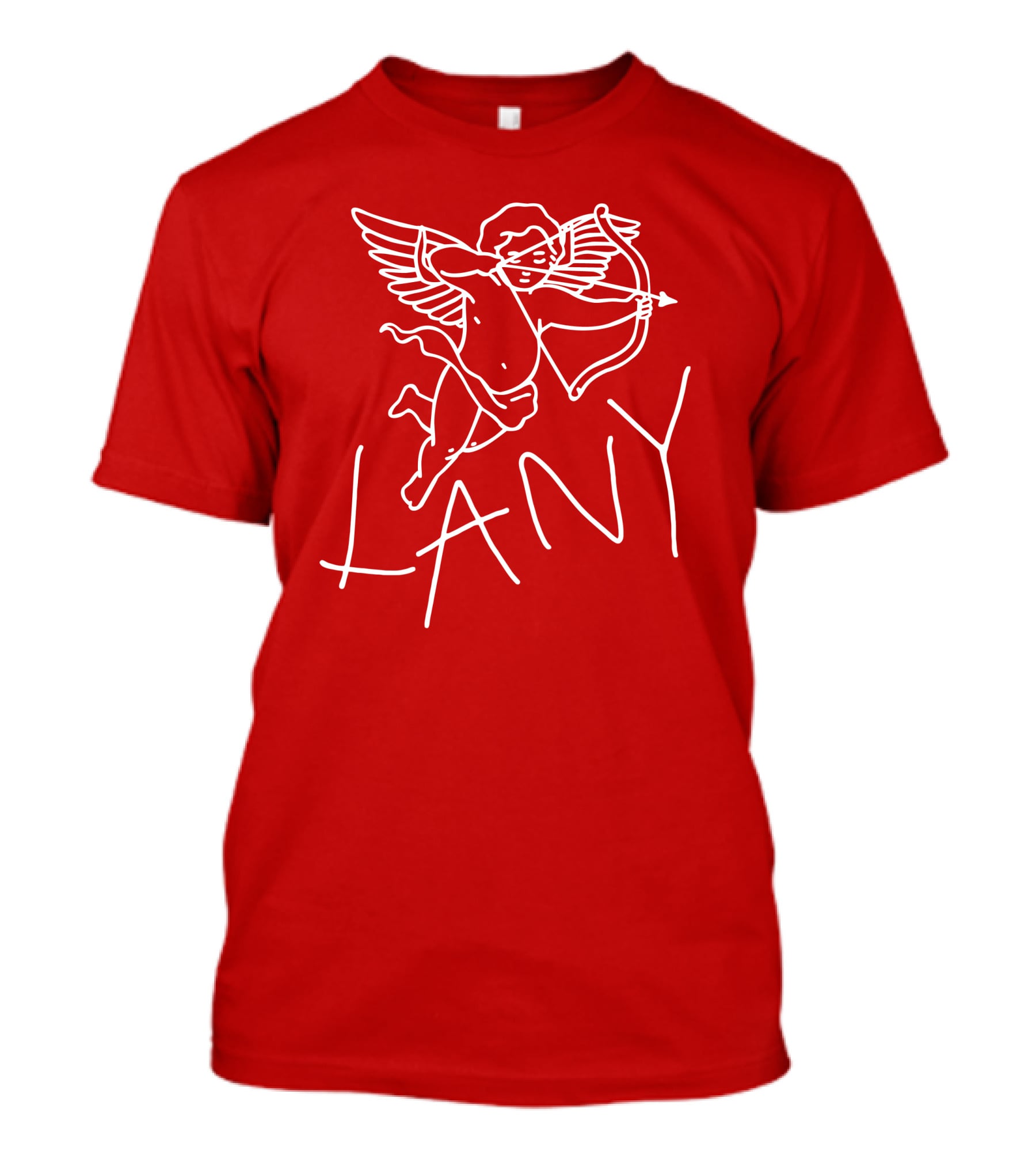Lany Cherub Cupid Bow Red Long Sleeve T-Shirt