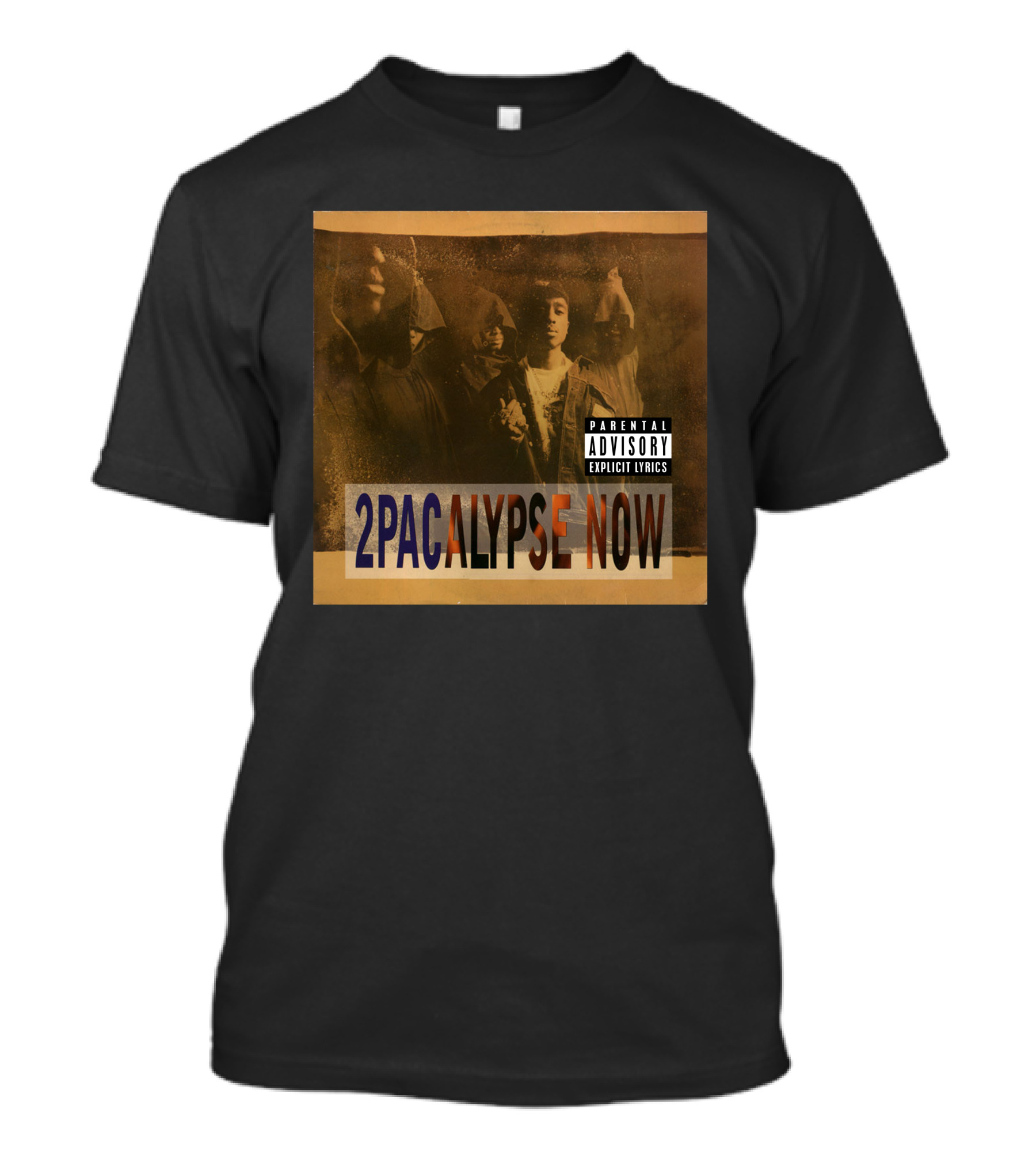 Eminem Parental Advisory Explicit Lyrics 2Pacalypse Now T-Shirt