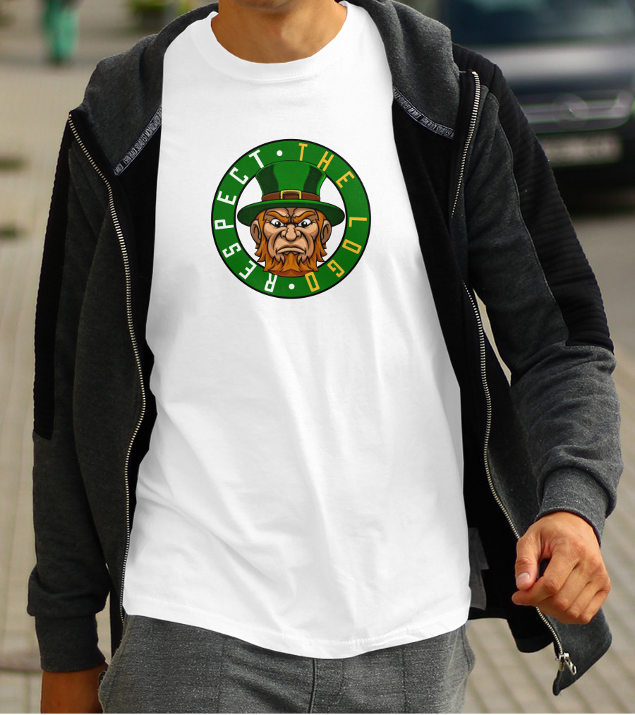 Glen Davis Respect The Logo Celtic Leprechaun T-Shirt