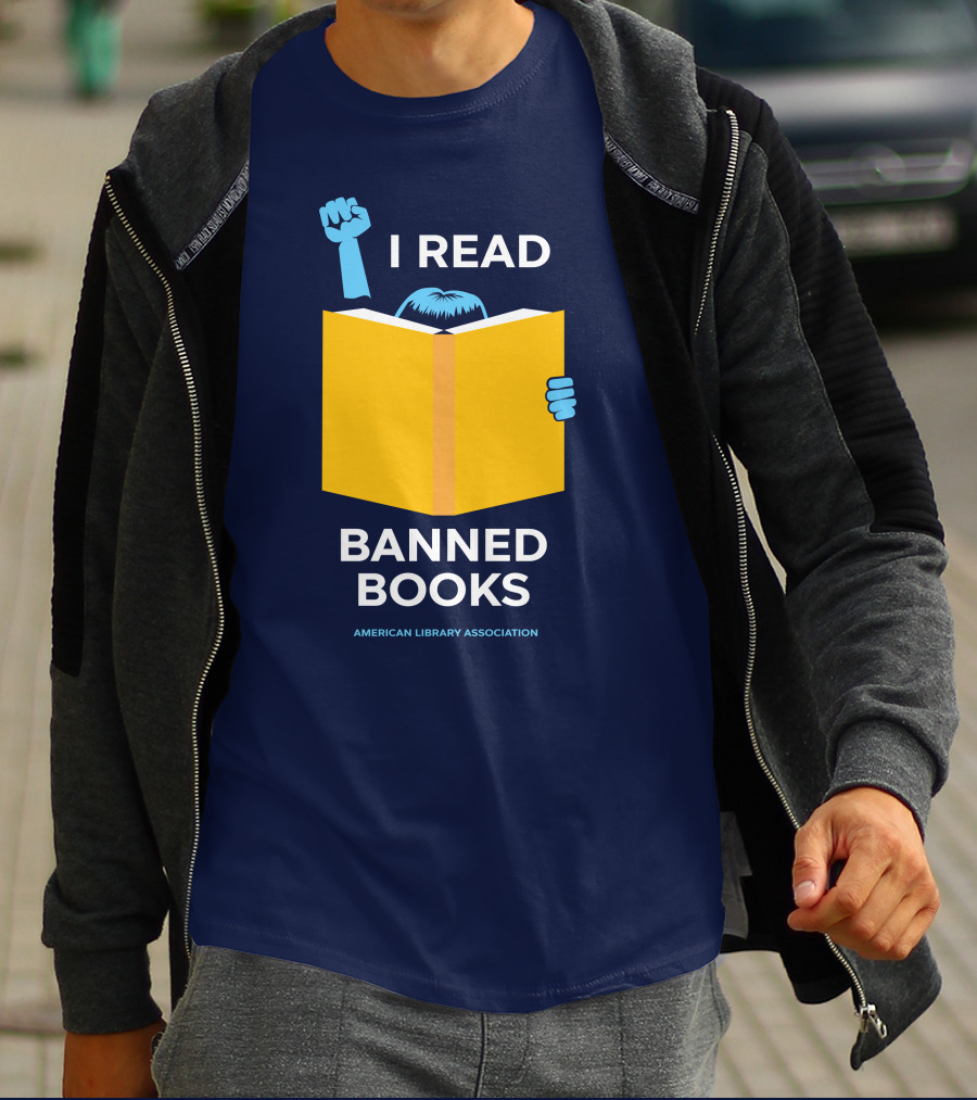 Phil Bildner I Read Banned Books American Library Association T-Shirt