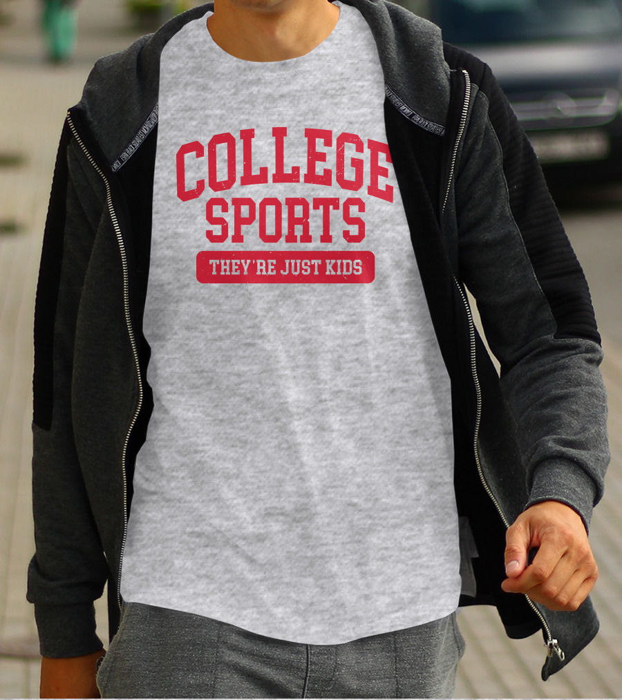 Barstoolbigcat College Sports They're Just Kids T-Shirt