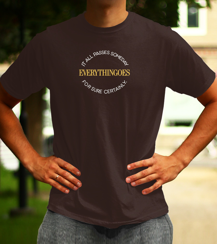 It All Passes Someday Everythingoes For Sure Certainly Liam Mcewan T-Shirt