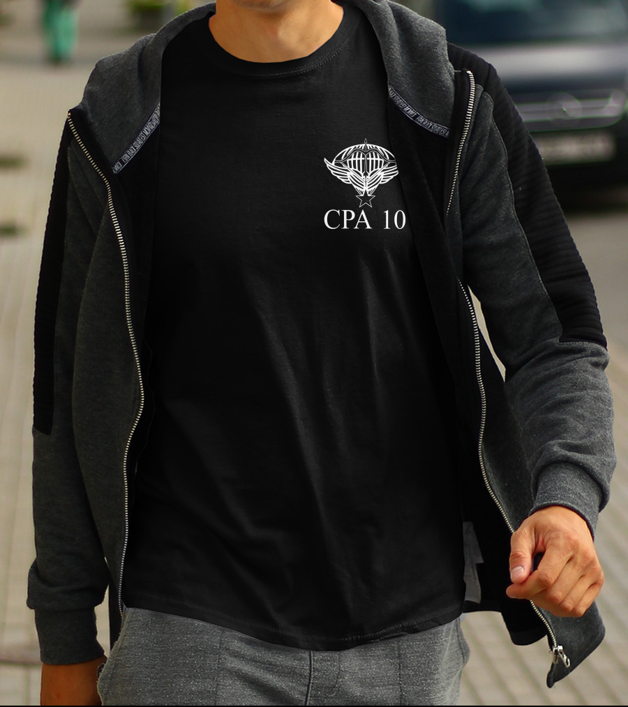 Emmanuel Macron Parachutiste De L’air No CPA 10 T-Shirt