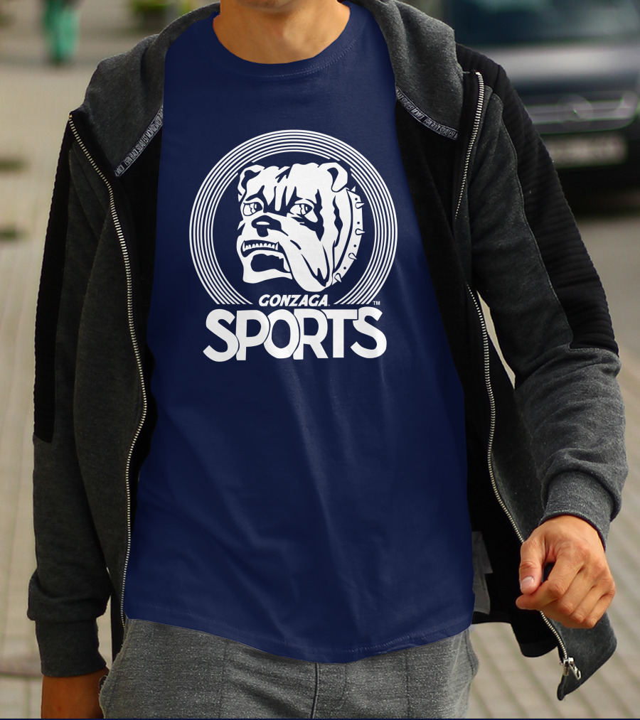 Gonzaga Sports Bulldog Retro T-Shirt