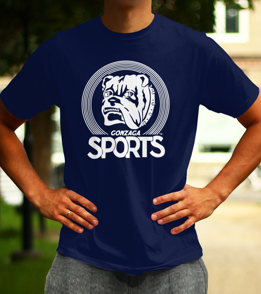 Gonzaga Sports Bulldog Retro T-Shirt