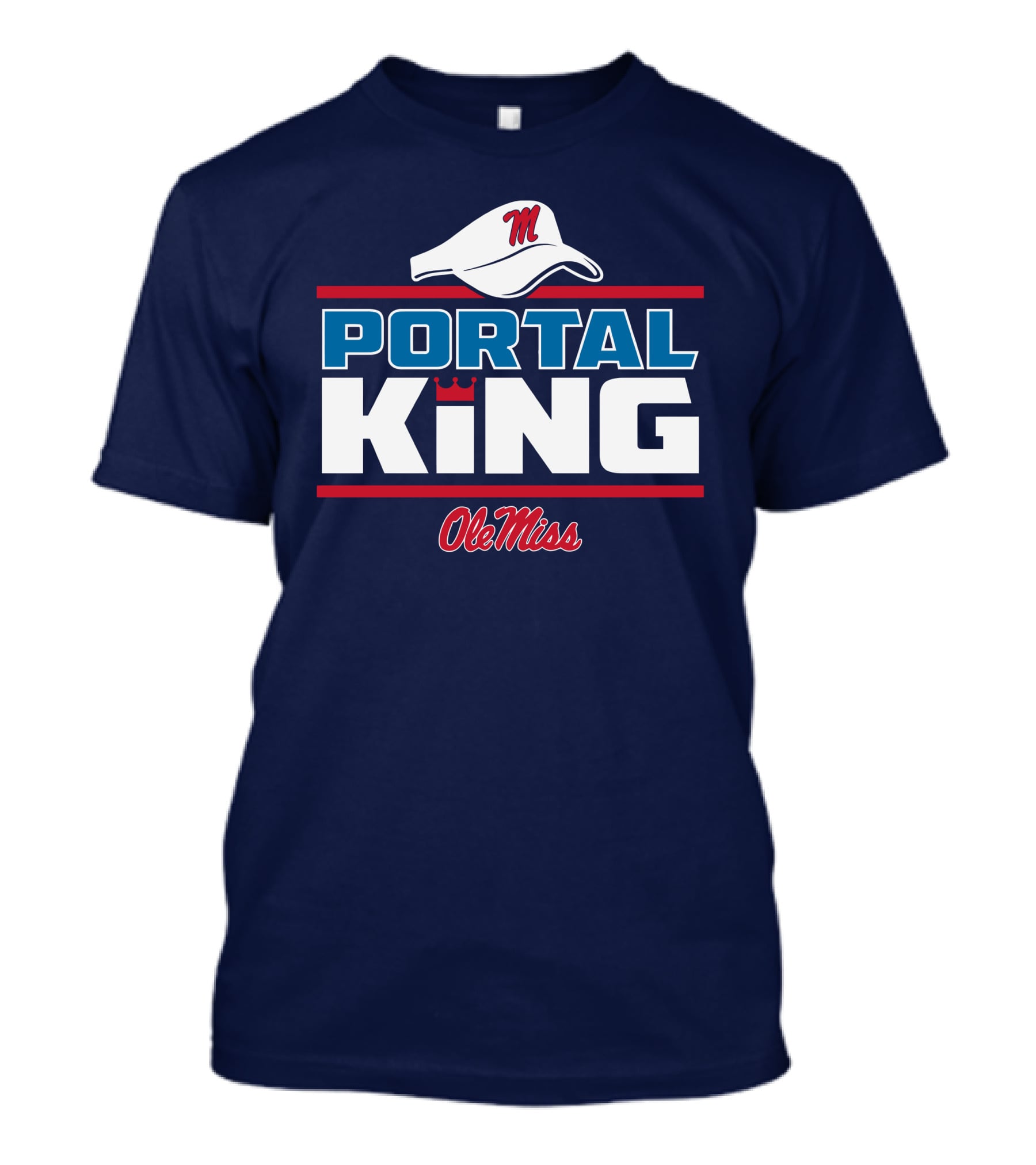 Lane Kiffin Ole Miss Portal King Football Iconic Hat T-Shirt