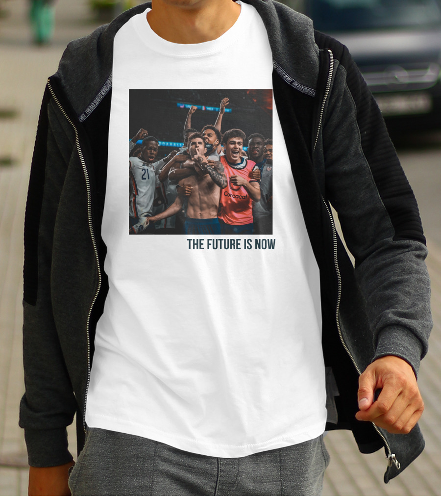 The Future Is Now USA Soccer CONCACAF Celebratory Moment T-Shirt