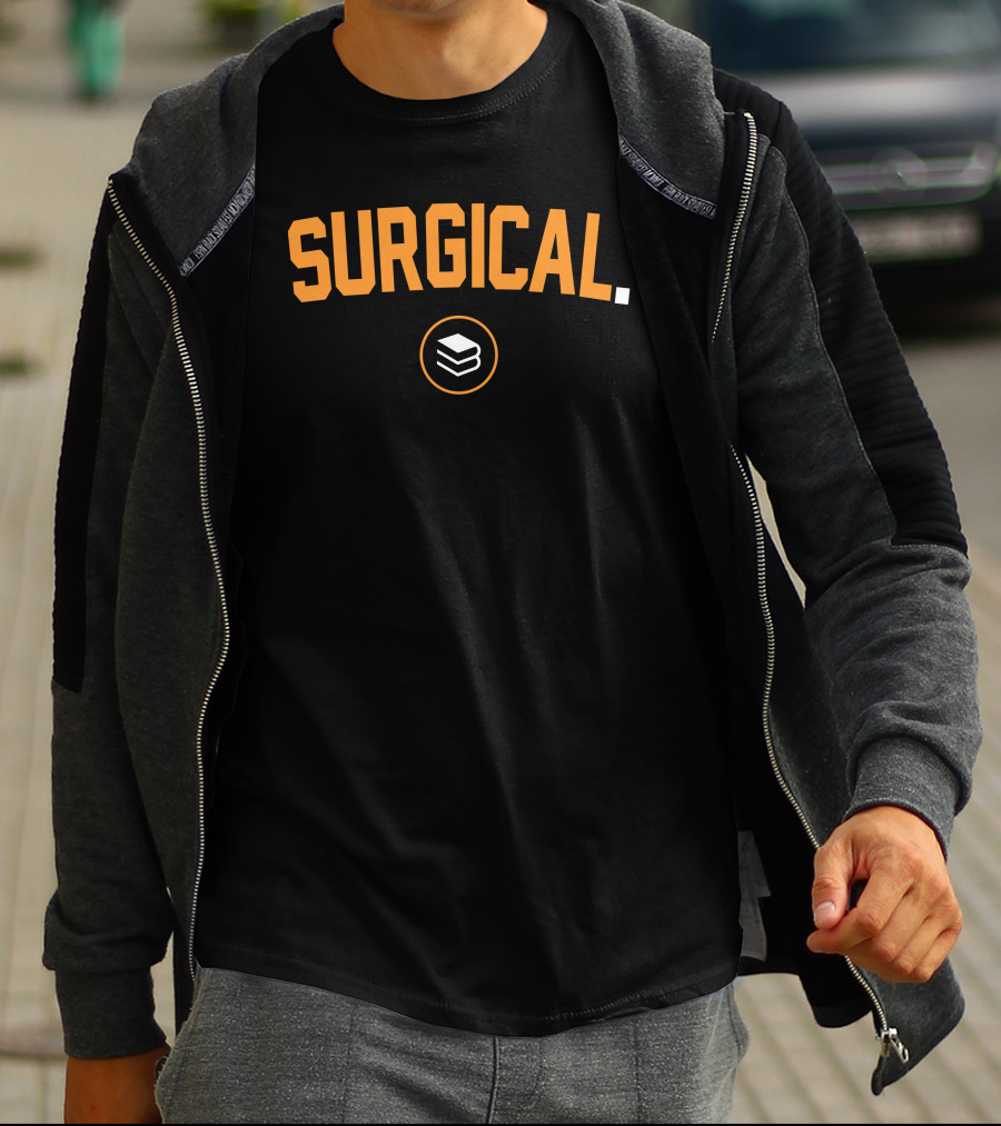Trent Attyah Surgical Black Circular Emblem T-Shirt