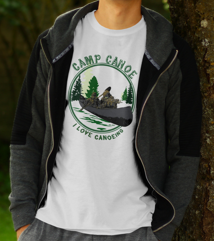 Camp Canoe I Love Canoeing Est. 2001 T-Shirt