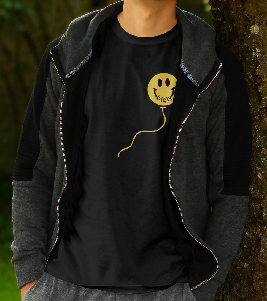 Bigly Smiley Face Balloon T-Shirt