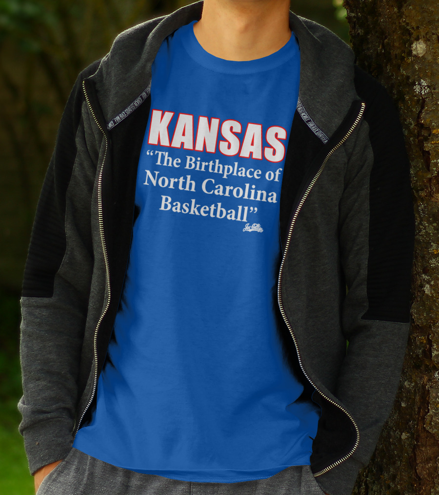 Kansas The Birthplace Of North Carolina Basketball T-Shirt
