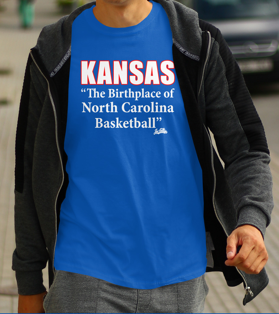 Kansas The Birthplace Of North Carolina Basketball T-Shirt