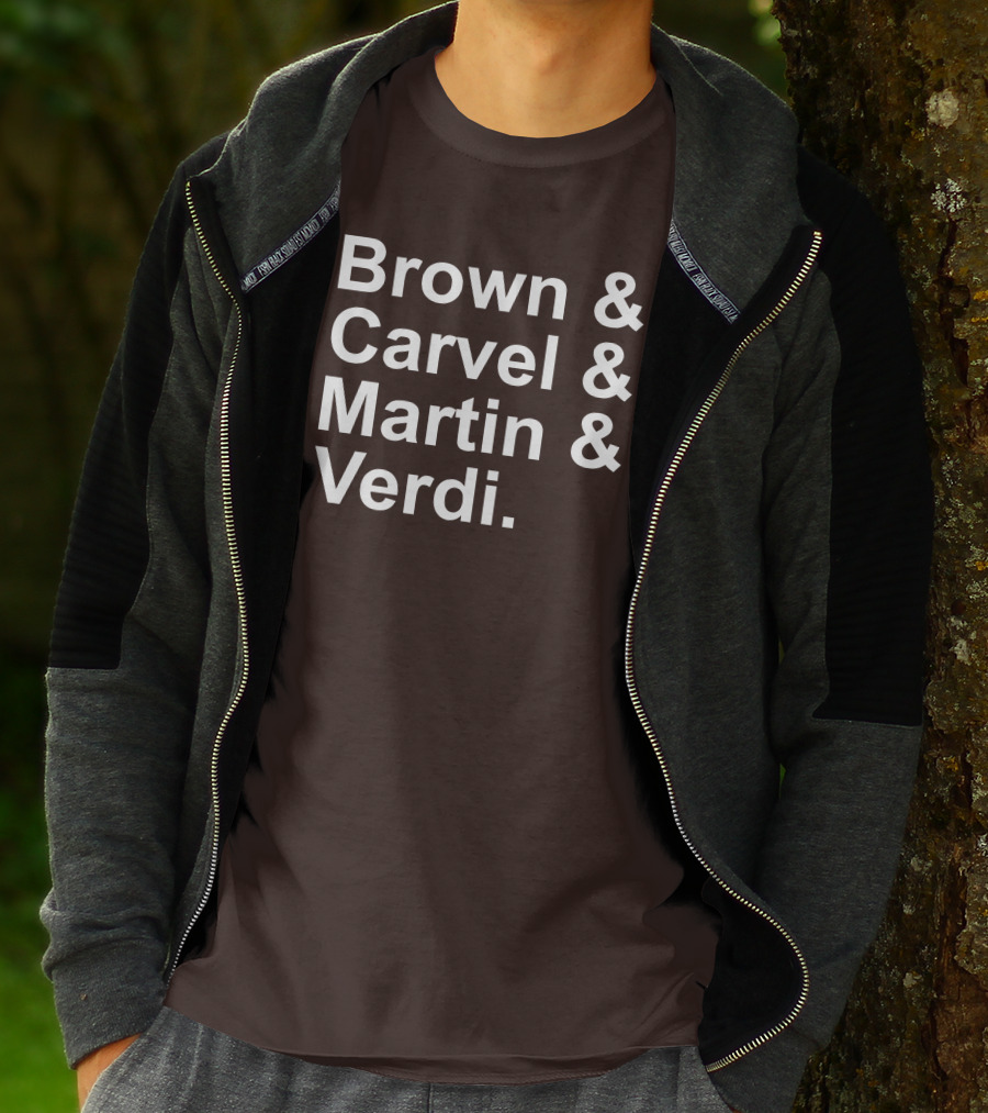 Brown And Carvel And Martin And Verdi T-Shirt
