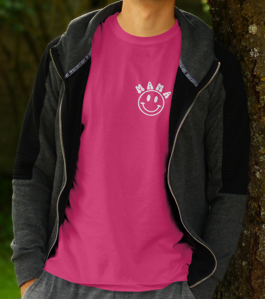 Mama Smiley Face If Your Kid Tries To Bully Mine T-Shirt