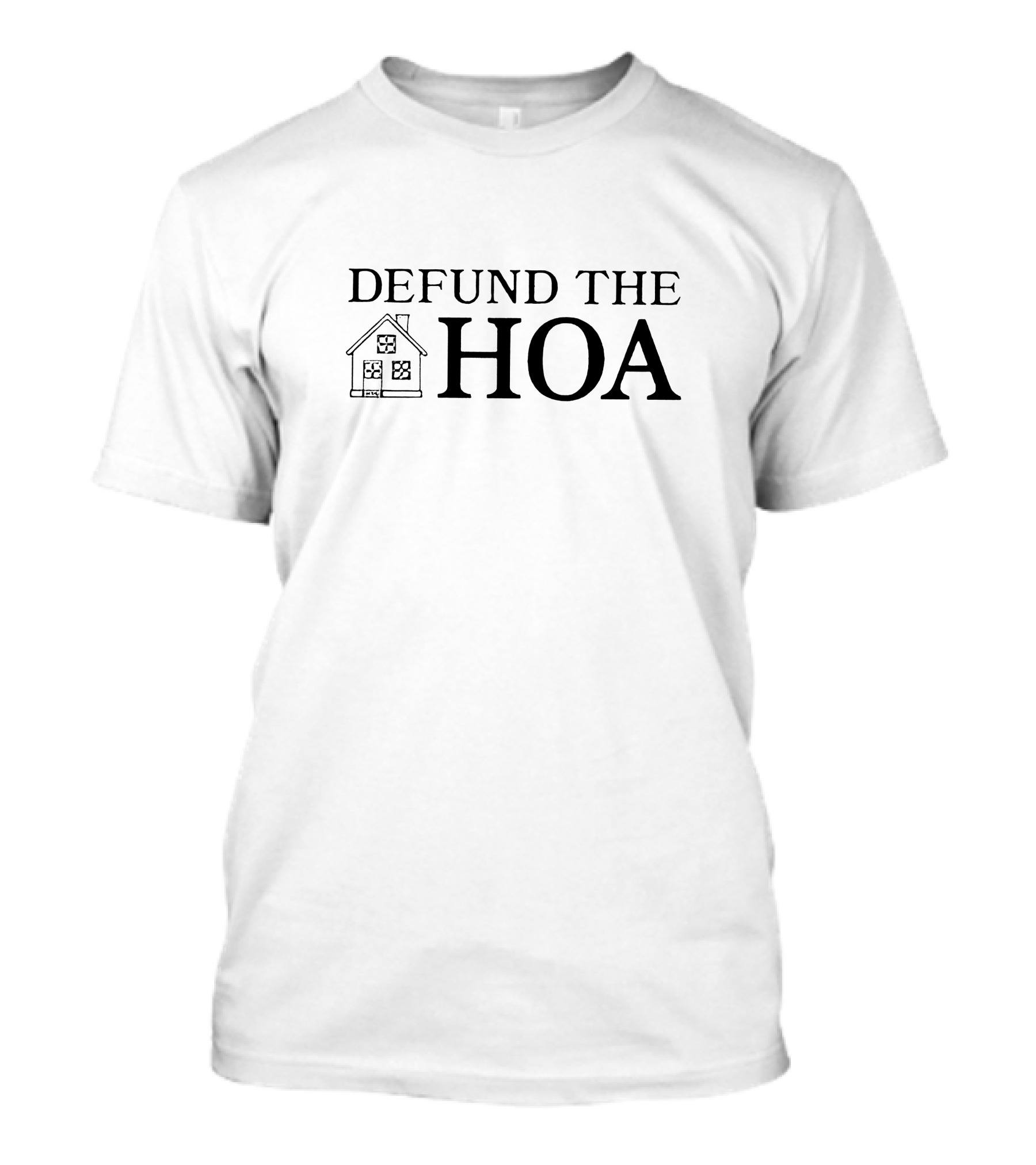 Defund The HOA House Drawing T-Shirt