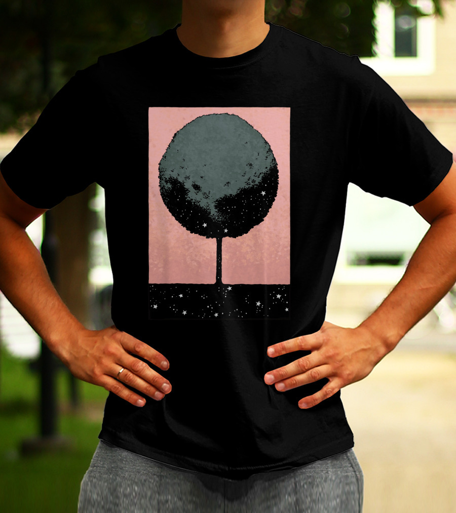 Tree Of Dreams Night Sky Stars T-Shirt