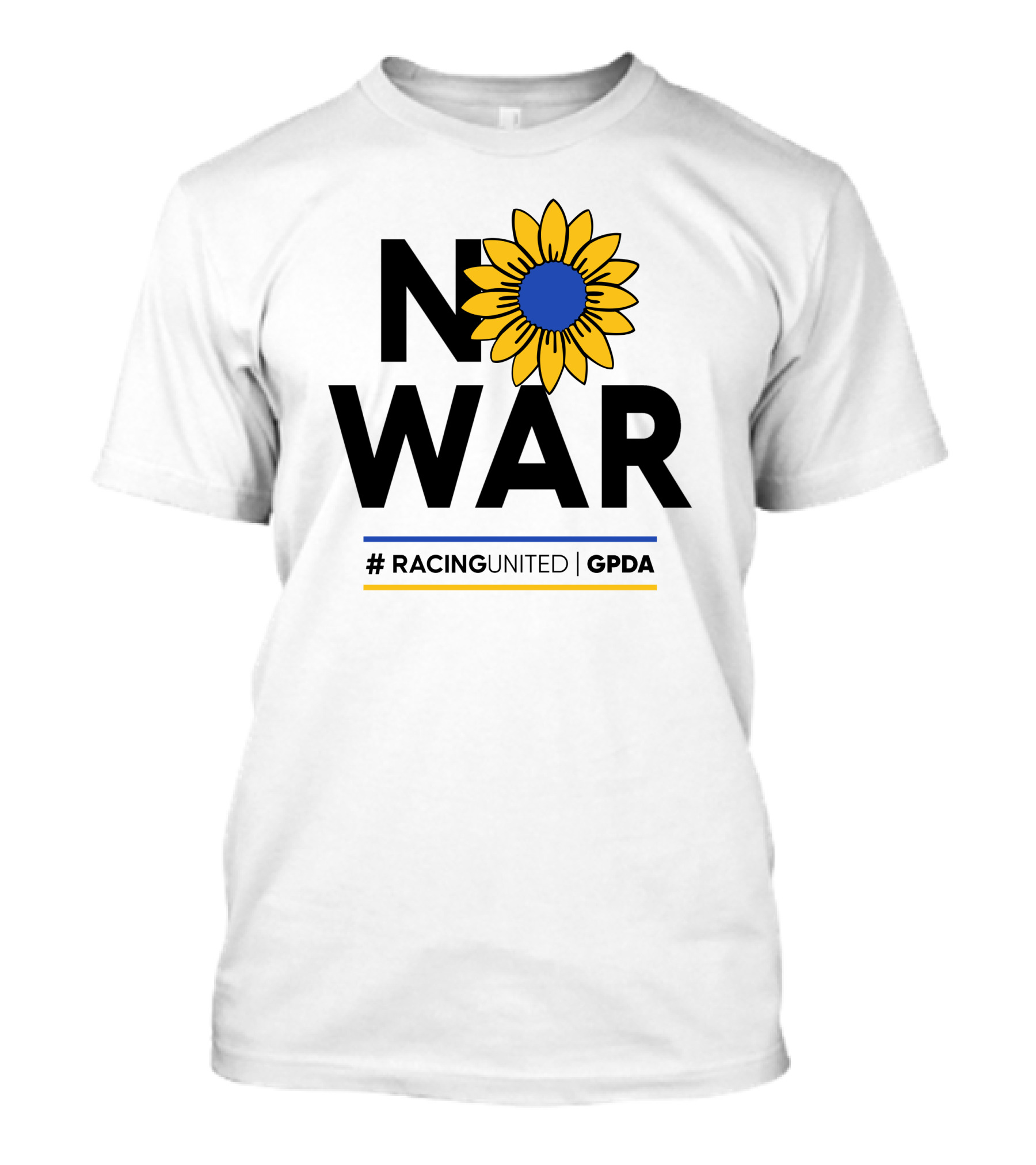 No War Racing United GPDA Lance Stroll Sunflower T-Shirt