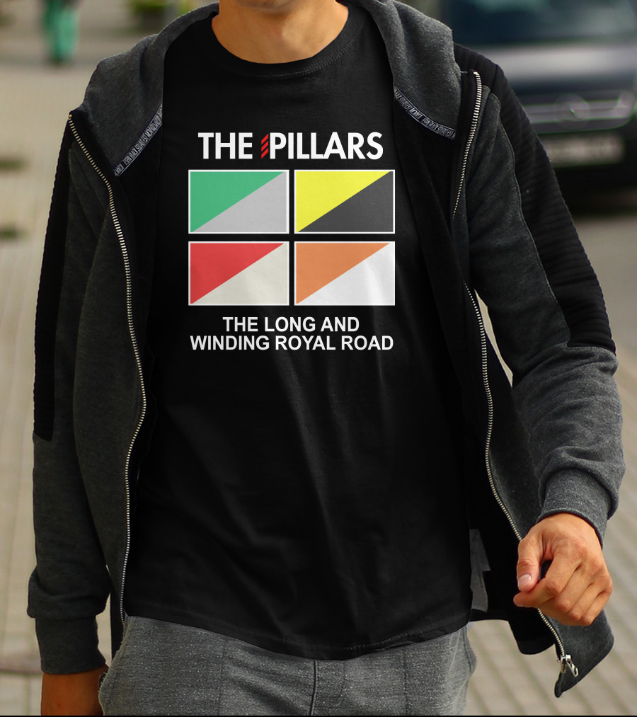 The Pillars The Long And Winding Royal Road Quadrant Colors T-Shirt