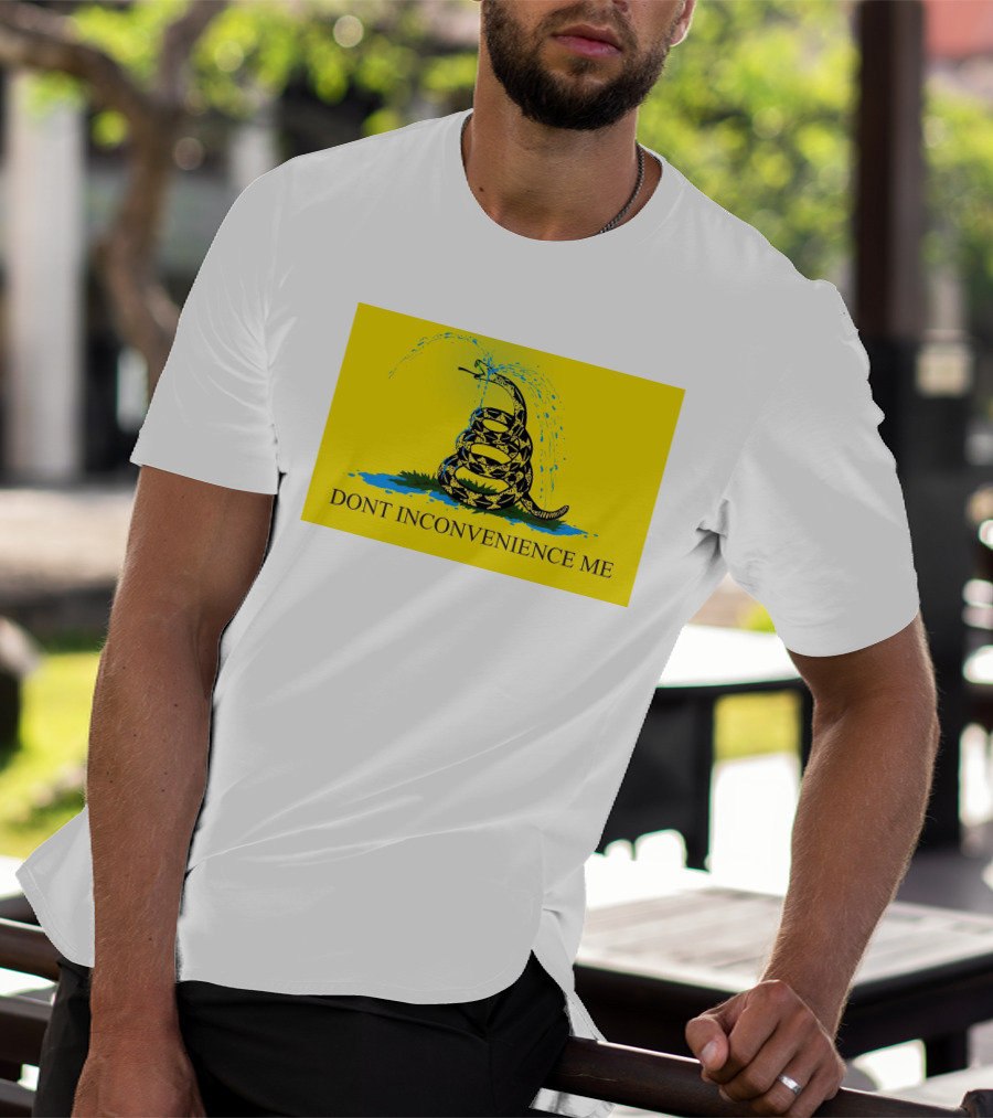 Jojofromjerz Don't Inconvenience Me Gadsden Flag T-Shirt