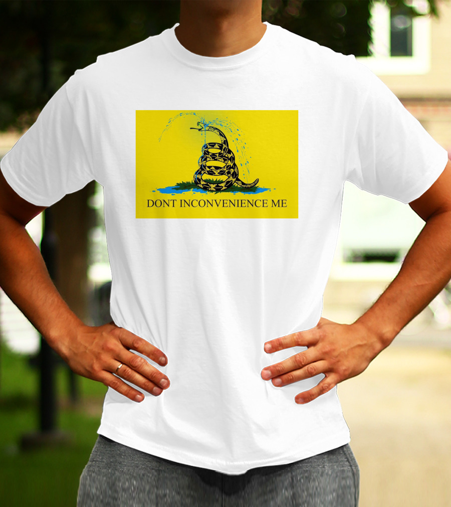 Jojofromjerz Don't Inconvenience Me Gadsden Flag T-Shirt