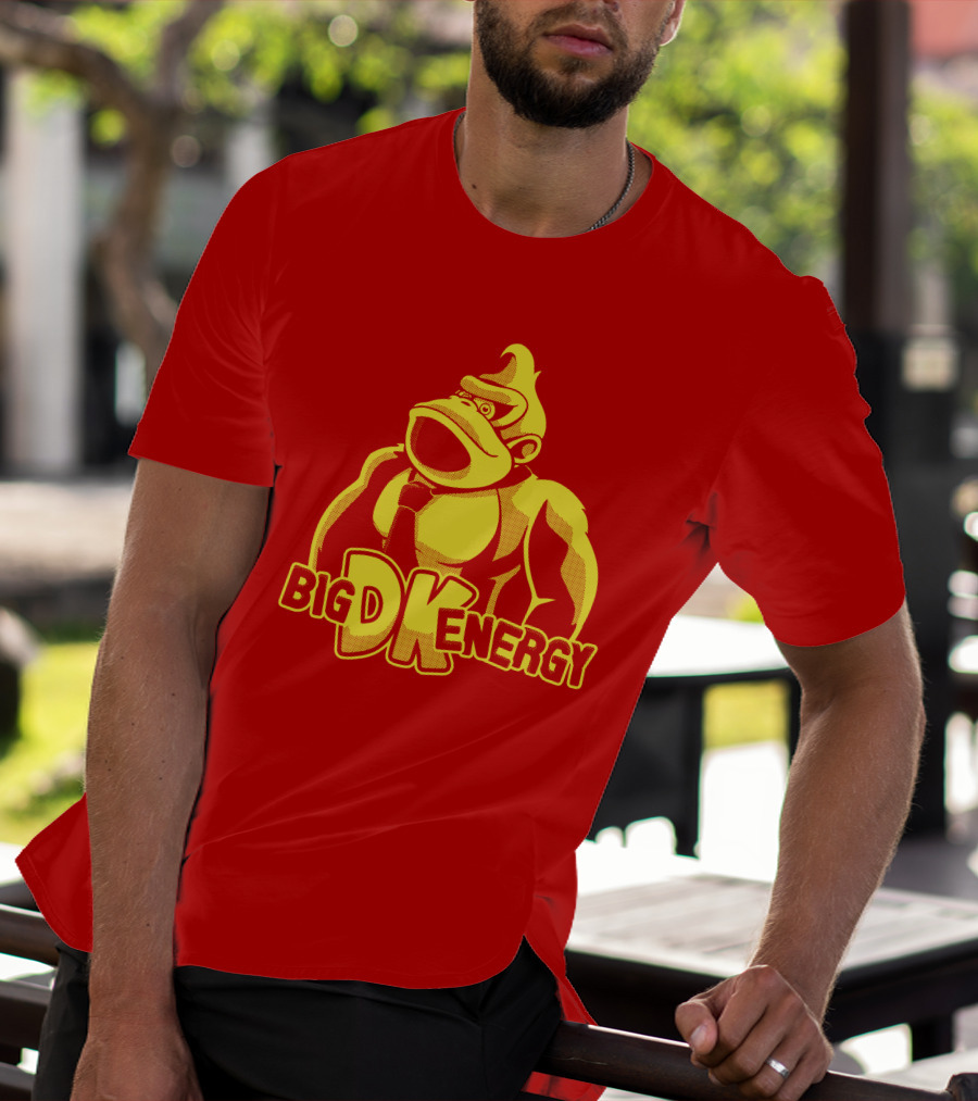 Punch Store Big DK Energy Gorilla Retro Gaming Inspired T-Shirt