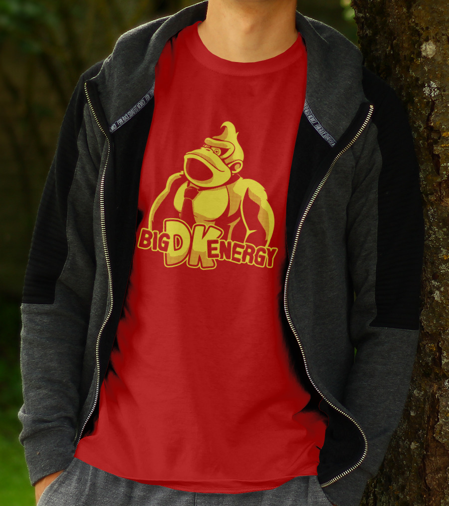 Punch Store Big DK Energy Gorilla Retro Gaming Inspired T-Shirt
