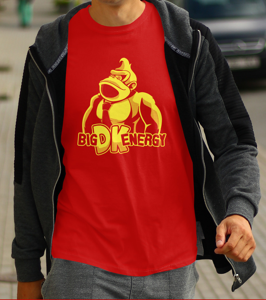 Punch Store Big DK Energy Gorilla Retro Gaming Inspired T-Shirt