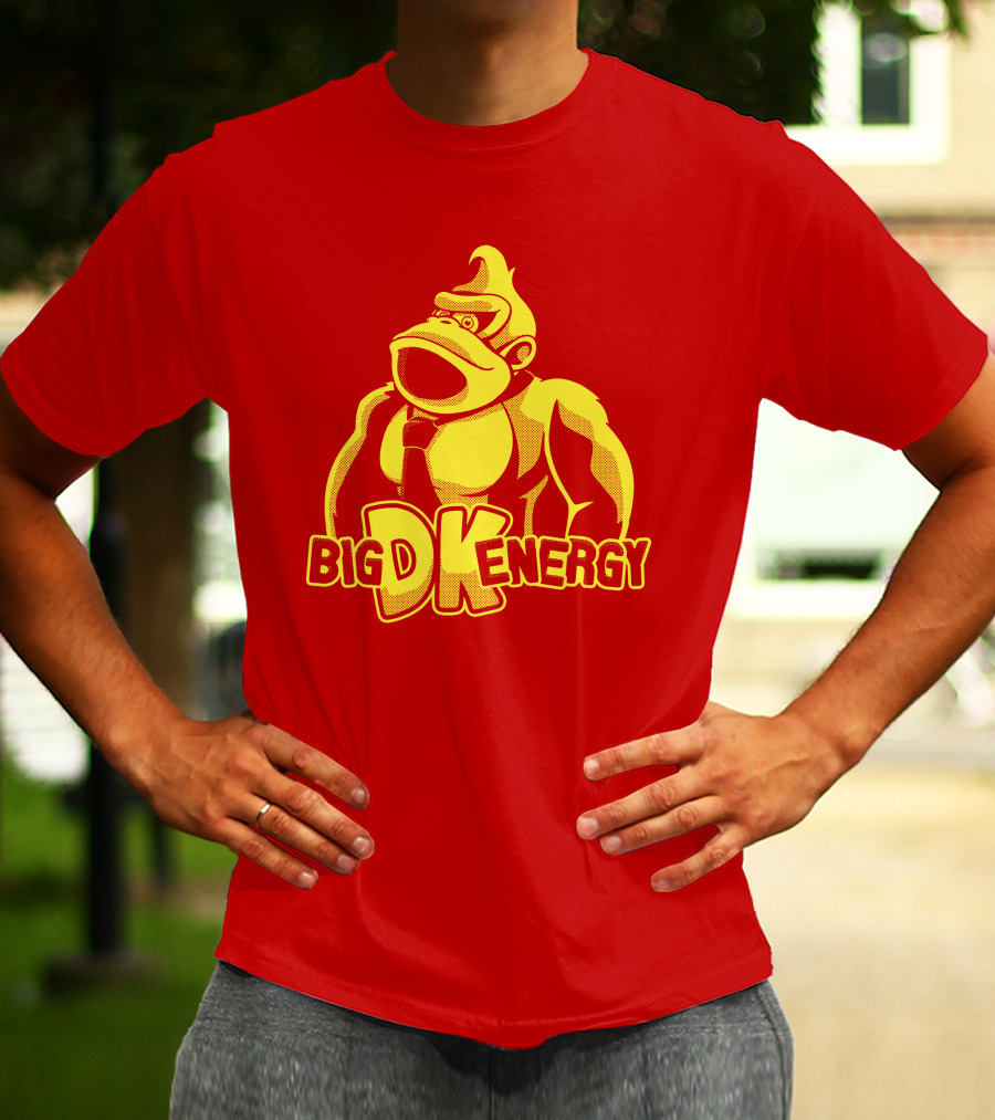 Punch Store Big DK Energy Gorilla Retro Gaming Inspired T-Shirt