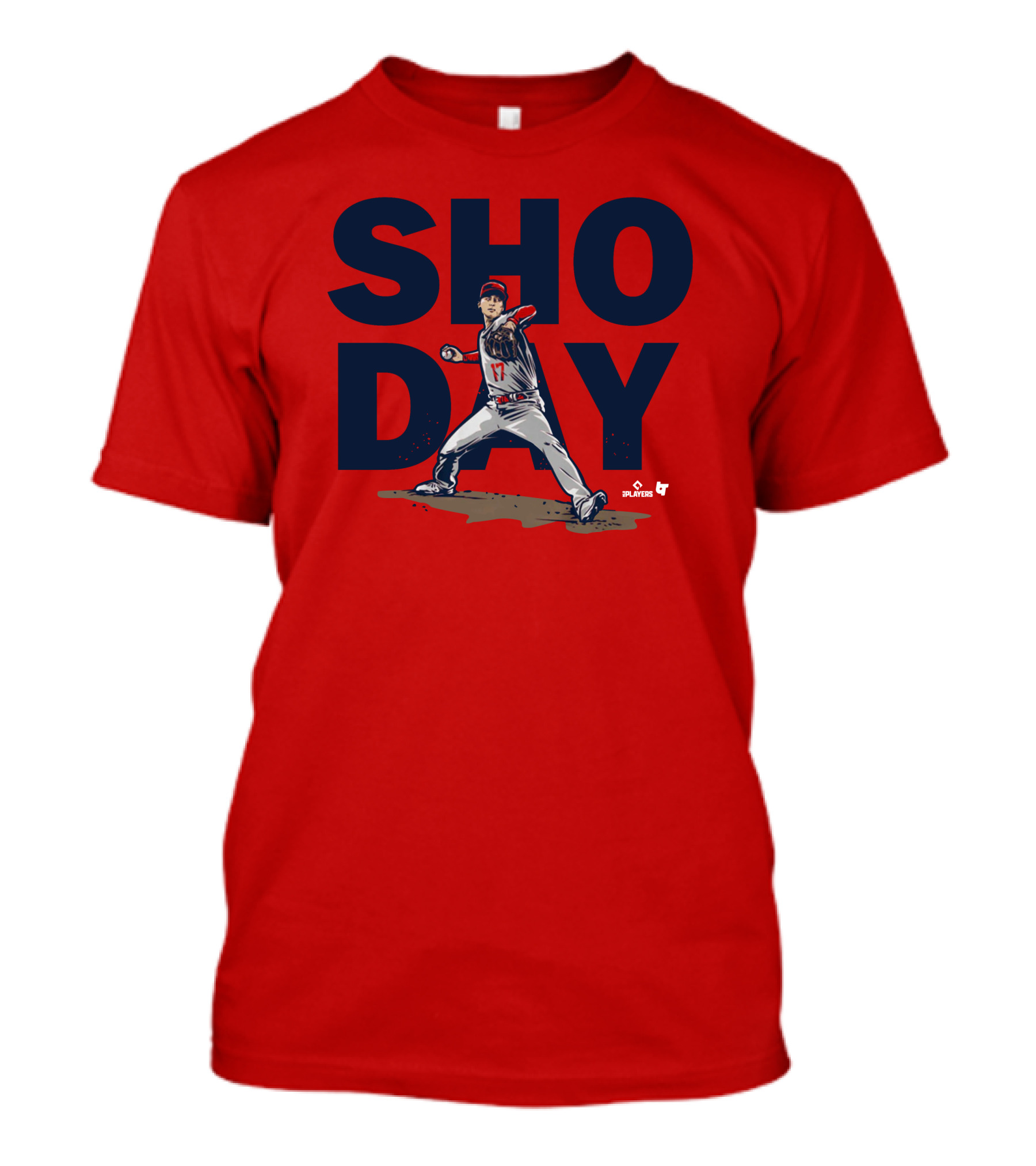 SHO DAY MLB Players Pitching Number 17 T-Shirt