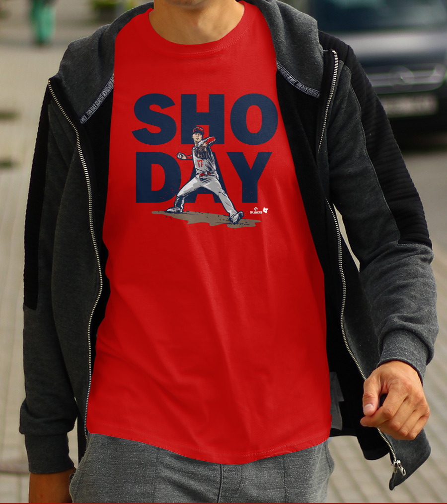 SHO DAY MLB Players Pitching Number 17 T-Shirt